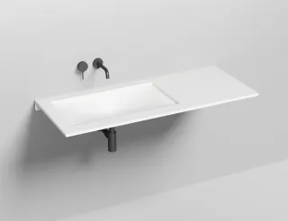 Встраиваемая раковина Salini Marea 13 S-Stone 1802213M 70см белый матовый